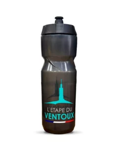 Bidon l'Etape du Ventoux - Noir transparent & Vert CELESTE 800ml