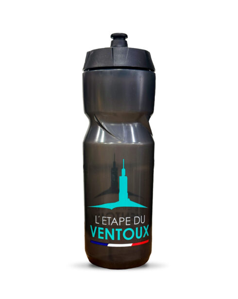 Bidon l'Etape du Ventoux - Noir transparent & Vert CELESTE 800ml